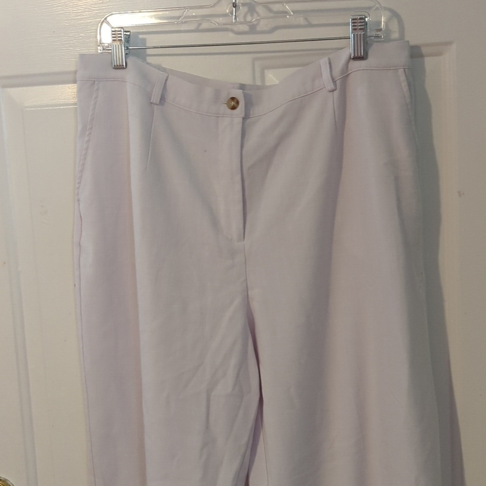 Koret White Pants Size 16 Work Or Summer Stretch - Picture 3 of 14